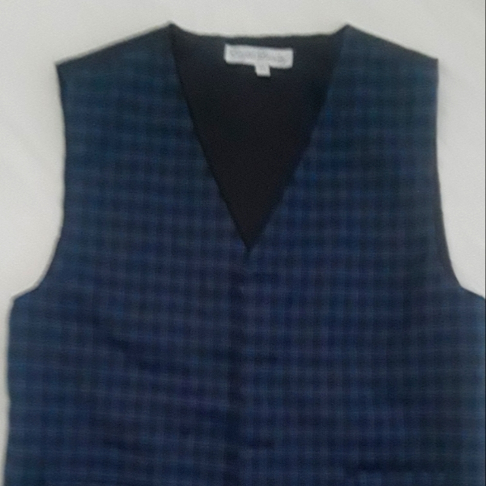 Dark Blue English Laundry Argyle Vest
